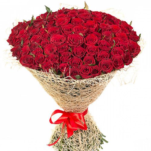 Фото товара 101 красная роза в Житомире