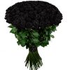 Фото товара 101 черная роза в Житомире