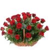 Фото товара 35 красных роз в корзине в Житомире