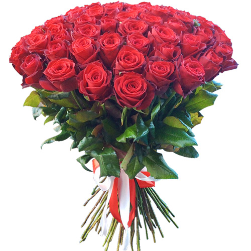 Фото товара 51 красная роза в Житомире